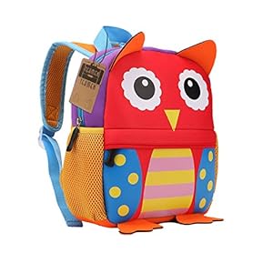 comprar Mochila para niños, Animal Mochila Escolar TEAMEN® Toddler Kids Mochila Escolar para niños pequeños, Mochila para 2-5 años (Búho)
