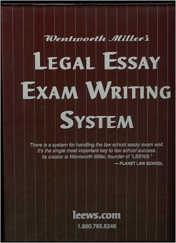The legal essay exam writing primer