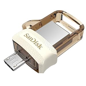 SanDisk Ultra Dual 64GB USB 3.0 OTG Pen Drive (Gold)