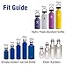 Standard Size Straw Lid for Hydro Flask Standard Size Bottle & Simple Modern Narrow Bottle (Purple)