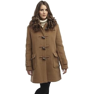 Amazon Com Original Montgomery Womens Duffle Coat Camel 06