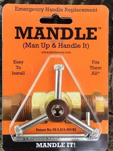 Amazon ユニバーサル配管修理ハンドル 緊急バルブハンドル交換 1ハンドルfitsすべてバルブ The Mandle 給水部品