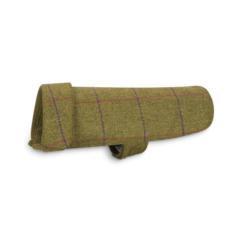 WALKER AND HAWKES - Derby Tweed Alfie Dog Coat - Sage Check - Small
