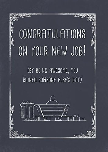 Cute Sarcastic Complimento Humour Biglietto D Auguri Da Oversharing Is Caring Congratulazioni Per Il Nuovo Lavoro Amazon It Cancelleria E Prodotti Per Ufficio