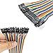 Kalevel 120pcs Breadboards Jumper Wires Male to Female Jumper Wires Male to Male Jumper Wires Female to Female Jumper Wires Kit Long Ribbon Cable 20cm (m-m, f-f, m-f)
