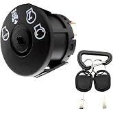 193350 Ignition Switch 2 Keys 4 Position 7 Terminals Fits AYP Craftsman | lawn mower key switch for OE 532193350 4 position 7 terminals design Convenient Installation and Adaptation