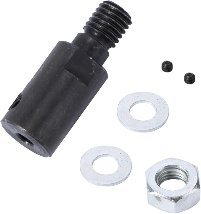 VILLCASE Motor Shaft Couplings, M10 Motor Shaft Rigid Sleeve Coupling Connector for Cutting