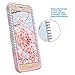 ULAK Galaxy J7 V Case, Galaxy J7 Perx Case, Galaxy J7 Sky Pro Case, Anti Slip Dust Scratch Shock Resistance Protective Cover for Samsung Galaxy J7 V (2017) (Rose Gold Stripes)