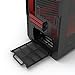 Phanteks PH-ES215P_SRD Enthoo Evolv Mini iTX Tower Case, Window Case, Red