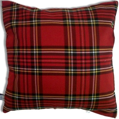 2 X Royal Stewart Red Tartan 16 Cushion Cover Amazon Co Uk