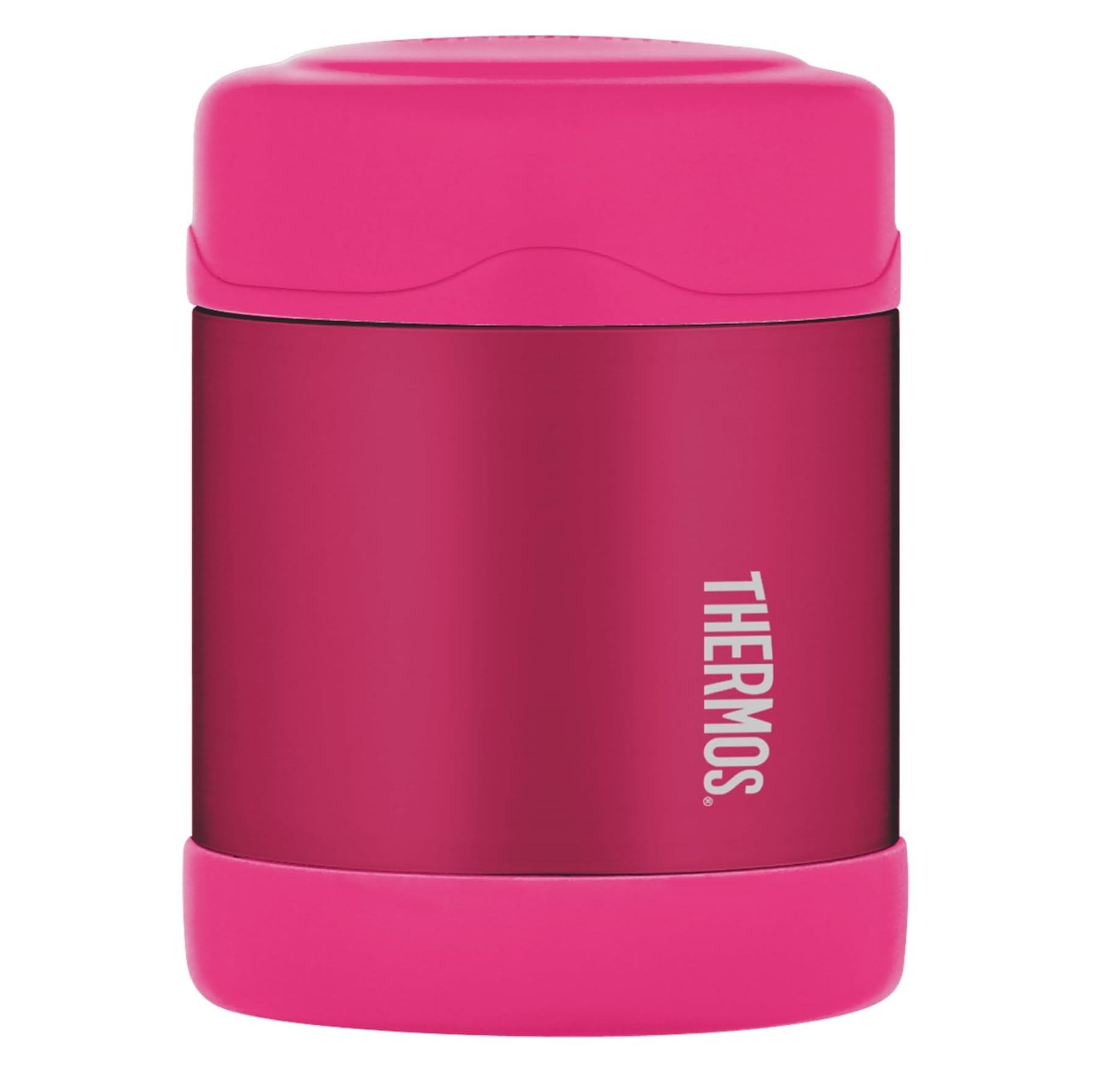 Thermos - Pink Kids Food Flask (290ml) - BPA Free, Stainless Steel, Spill Proof, Thermal Flask for Lunch Box, 5 Hours Hot & 7 Hours Cold