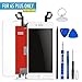 Mobiizoo LCD Display Screen Digitizer Frame Replacement for iPhone 6S Plus White,with Durable Sensitive Clear Polarized 3D Touch Screen Free Repair Tool Kit Tempered Glass Screen Protector Included