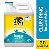 Purina Tidy Cats Clumping Cat Litter; Instant Action Multi Cat Litter - (2) 20 lb. Jugs