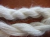 Belangor Angora Yarn - Natural White 100% Angora Pure Rabbit Fur Yarn