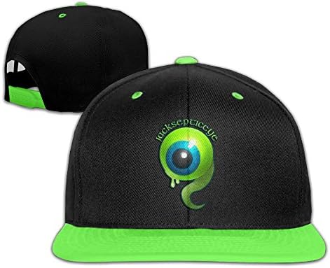 Sunny Fish6hh Unisex Adjustable Jacksepticeye Logo HipHop Baseball Caps Hat For Kids Teenager KellyGreen