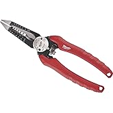 Milwaukee 48-22-3079 6-In-One Combination Wire Stripping and Reaming Pliers for Electricians