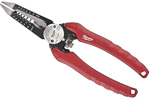 Milwaukee 48-22-3079 6-In-One Combination Wire Stripping and Reaming Pliers for Electricians