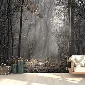 Wall Mural Forest Removable Wallpaper Wall Sticker for Bedroom Living Room - 66x96 inches