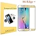 Asstar Galaxy S6 Edge Plus Tempered Glass, Screen Protector [Full Coverage] 9H 0.2mm Thinest Shatterproof Fingerprint-free Bubble free Film for Sumsung Galaxy S6 Edge + (Gold)