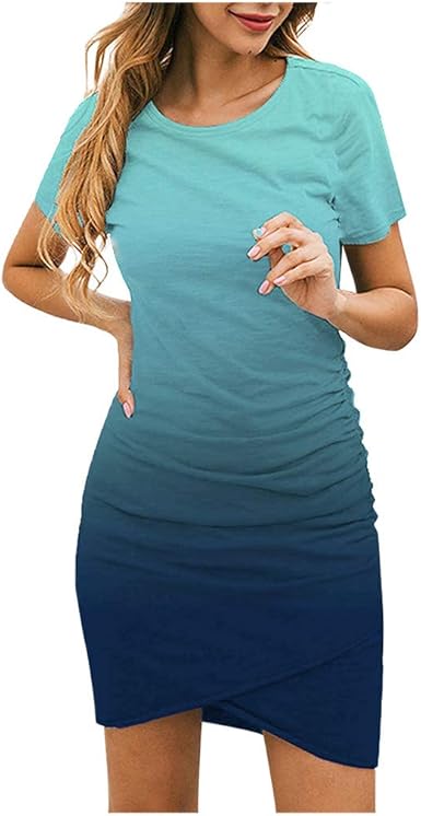 tie dye plus size dress