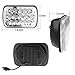 7X6' Inch LED Headlight for Chevy Express Cargo Van 1500 2500 3500 Ford F650 High Low Beam H6014 / H6052 / H6054 / 6054, H4 Plug Replacement Kit Sealed Beam Super Bright
