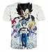 CHENMA Men Dragon Ball 3D Print Short Sleeve Pullover Regular Fit T-Shirt (Color 12, S)