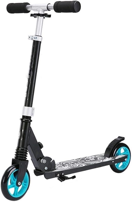 LISAWEI Adult Scooter Travel Nonelectric Vehicle Nonslip One Foot Two