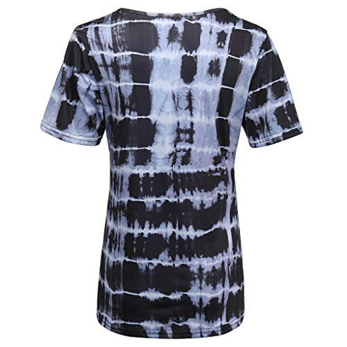 Limsea Women's Spring Floral Print 3/4 Sleeve Irregular Hem Asymmetrical Tunic Loose Long Blouse Tops Long/Short Sleeve Cotton Basic Simple Button Down Shirt Womens Dolman Drape Top Shirts Gray - Thumbnail 3