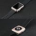 Smilelane Built-in Screen Protector All-Around, Ultra-Thin Soft Transparent iPhone Watch Cover for iWatch Series 1-42 mm
