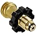 GASPRO niversal Fit Propane Tank Adapter Converts POL to QCC1 / Type 1 with Wrench, Propane Hose Adapter Old to New Connection Type