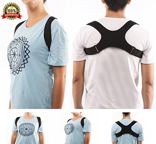 EGALIVE Back Posture Corrector for Women &amp; Men Adjustable (24"-48") by Adjustable Clavicle Brace for Posture Correction Back Corrector,Relieves Pain in Back,Shoulders Neck,Stand and Sit Straight