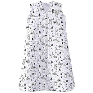 HALO Sleepsack, 100% Cotton Wearable Blanket, Swaddle Transition Sleeping Bag, TOG 0.5, Huggy Bears, Medium, 6-12 Months