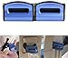 Nicebee 2Pcs Blue Universal Fit Car Seatbelt Adjuster Clip Belt Strap Clamp Shoulder Neck Comfort Adjustment Child Safety Stopper Buckle