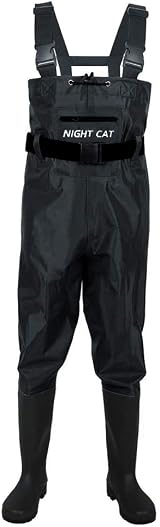 Night Cat Fishing Waders for Men Women Chest Waders with Boots Waterproof