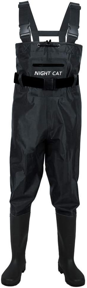 Night Cat Fishing Waders for Men Women Chest Waders with Boots Waterproof