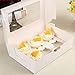 Chilly Cupcake Boxes, Rectangular, 3.62