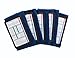 WristCoaches QB Wrist Coach - Playbook Wristband (Youth) - Heavy Duty Football Wristbands for Boys with Three Playsheet Compartments - Perfect for Flag Football and Tackle Football (5-Pack)