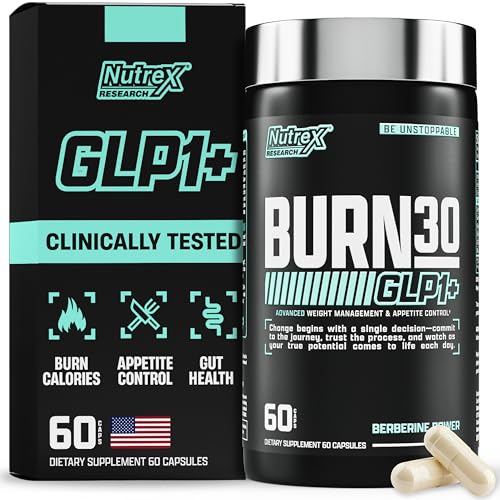 GLP-1 Supplement for Women and Men – Natural GLP1 Booster with Super Berberine GlucoVantage, 8-in-1 Appetite, Hunger, & Metabolism Support, Clinically Tested, Stimulant Free, Made in USA, 60 Caps