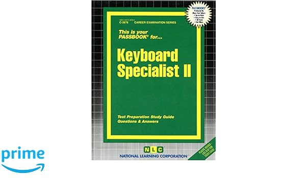 Keyboard Specialist Iipassbooks Career Examination - 