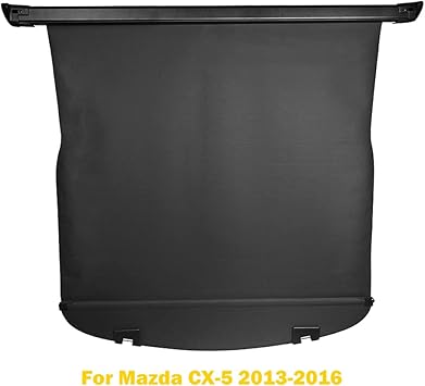 Amazon Com Auxmart Cargo Cover For Mazda Cx 5 2013 2016 Tonneau Cargo Rear Trunk Retractable Security Shielding Shade Black Automotive