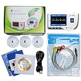 Heal Force PC 80-A Easy Handheld Portable Device with Bluetooth, 3-Lead Cable, Pack of Pads and USB Cable