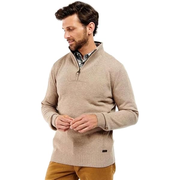 Barbour Men's Dunstan Half-Zip Jumper, Navy (MKN1553NY91, US