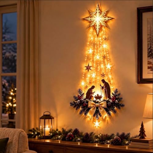 Bethlehem Star Lighted Nativity