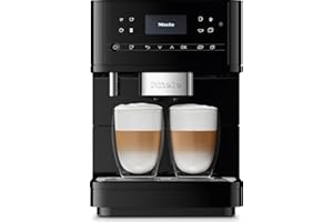Miele CM 6160 MilkPerfection Automatic Countertop Coffee Machine, Obsidian black