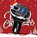 ORIA Bluetooth FM Transmitter, Wireless In-Car Radio Transmitter, Universal Car Charger with Dual USB Charging Ports, Hands Free Calling, TF Card Support, for Cellphone, Great Present Gift for Friends