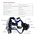 Amerzam Led Headlamp,3 Modes Super Bright LED Rechargeable Headlight with Rechargeable Batteries, Car Charger, Wall Charger and USB Cable for Outdoor Camping Hunting Running Hiking