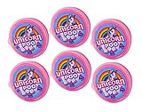 Unicorn Putty Slime - Set Of 6 Pink Glitter Slime For Prizes And Party Favors