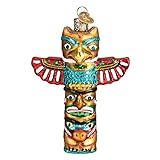 Old World Christmas Totem Pole Ornament, Multi