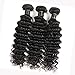 Brazilian Virgin Deep Wave Hair Bundles With Frontal 9A Grade 100% Unprocessed Deep Curly Human hair 3 Bundles With 13X4 Lace Frontal Closure Free Part … (18 20 22+16frontal)