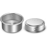 51mm Filter Basket | Double Layer Pressurized Portafilter Basket | Stainless Steel Coffee Portafilter Basket | Espresso Filter Basket (raised dots)